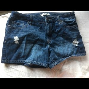 Denim shorts